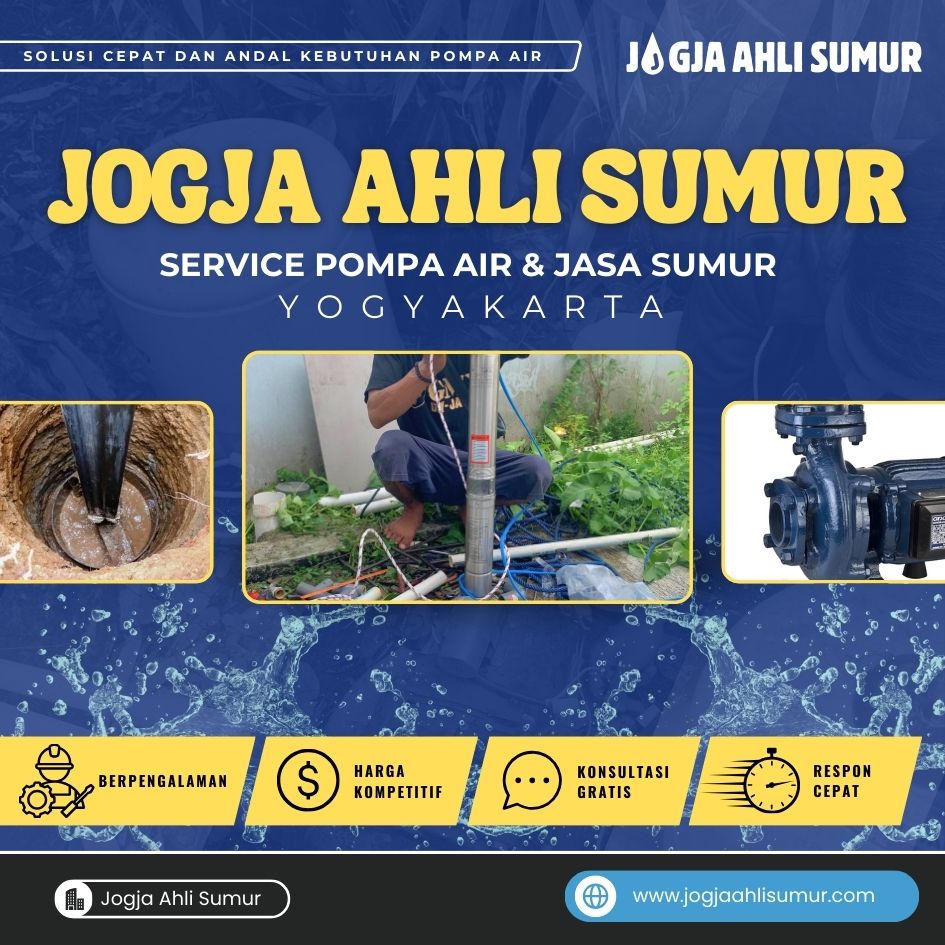 Servis Pompa Air Terbaik di Jogja